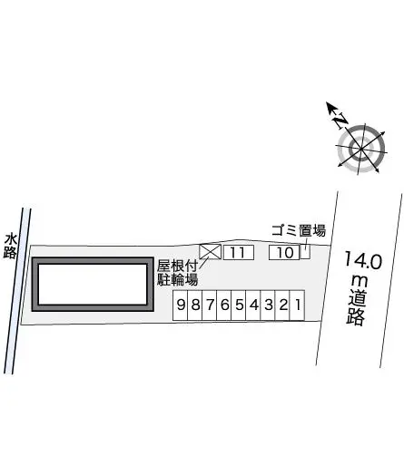 ★手数料０円★四日市市三ツ谷町　月極駐車場（LP）